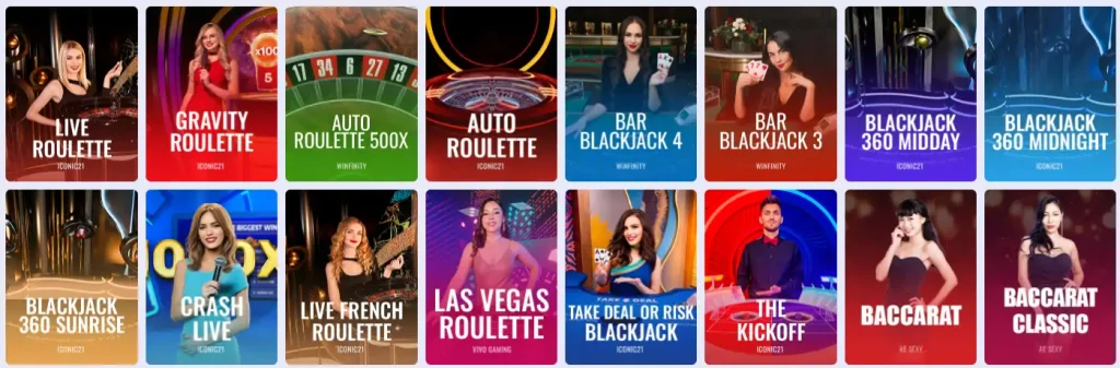 TrustStake Casino live roulette blackjack baccarat and live dealer games
